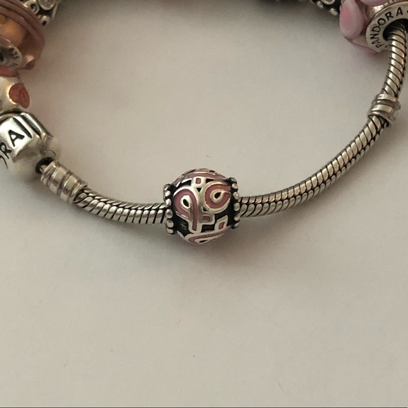 💕3/$85 Breast Cancer PANDORA 925 & Pink Charm - Picture 3 of 8